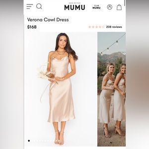 Show Me Your Mumu Verona Cowl Dress